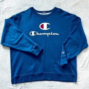 Y2K Champion Oversize Pullover Sweatshirt